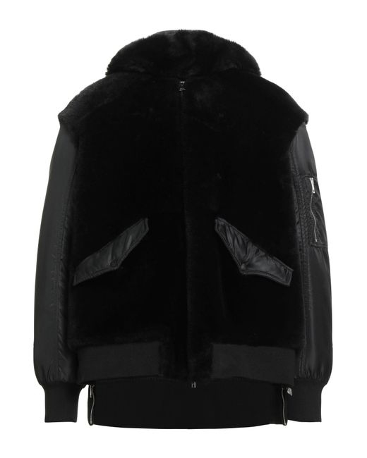 Blancha Black Shearling- & Kunstfell