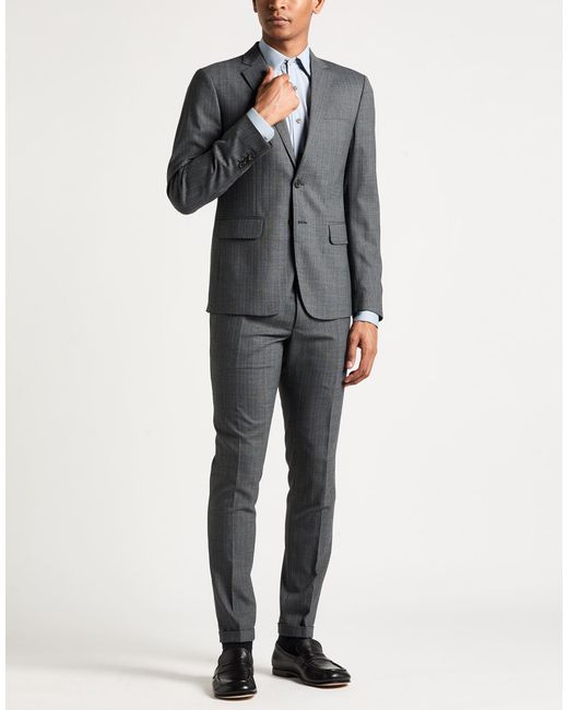 DSquared² Blue Suit Polyester, Virgin Wool, Elastane for men