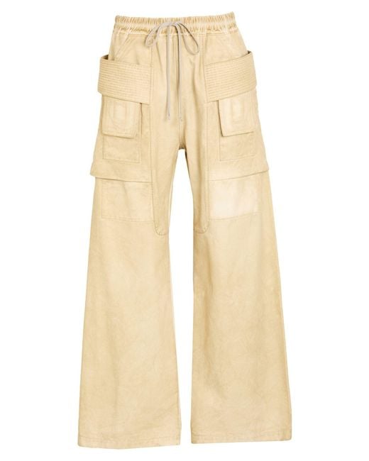 Rick Owens Natural Pants Cotton for men