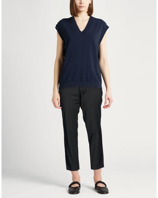 PT Torino Black Pants Polyester, Wool, Elastane