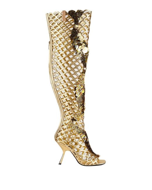 Sergio Rossi Metallic Boot