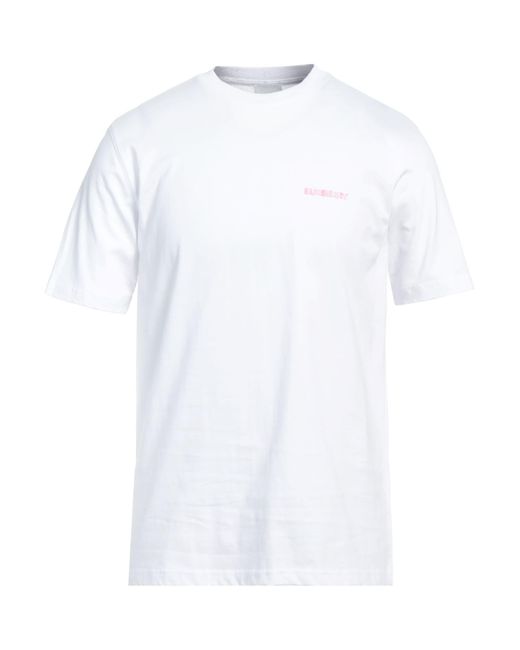 T-shirt di Burberry in White da Uomo
