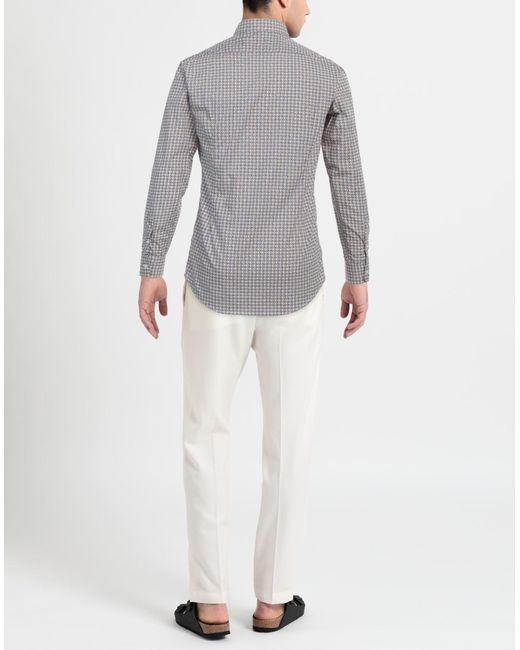 Grey Daniele Alessandrini Gray Shirt for men