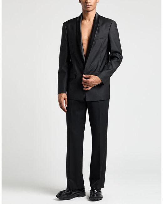 DSquared² Black Blazer Virgin Wool, Silk for men