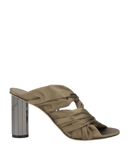 Ferragamo Green Sandals