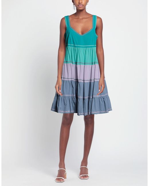 Twinset Blue Mini Dresses