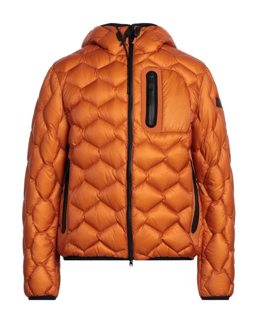 Peuterey Orange Puffer Polyamide, Polyester, Elastane for men