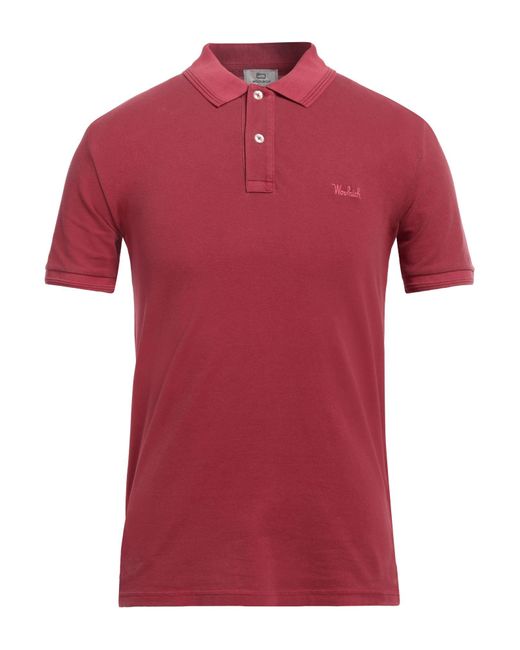 Woolrich Red Polo Shirt for men