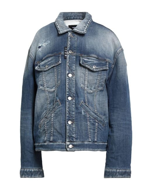 DSquared² Blue Denim Outerwear