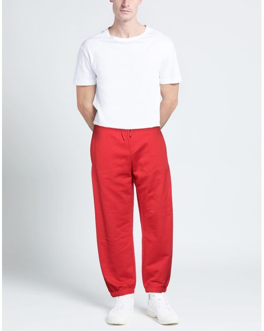 Versace Red Pants Cotton for men