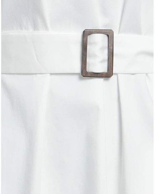 Peserico White Midi Dress