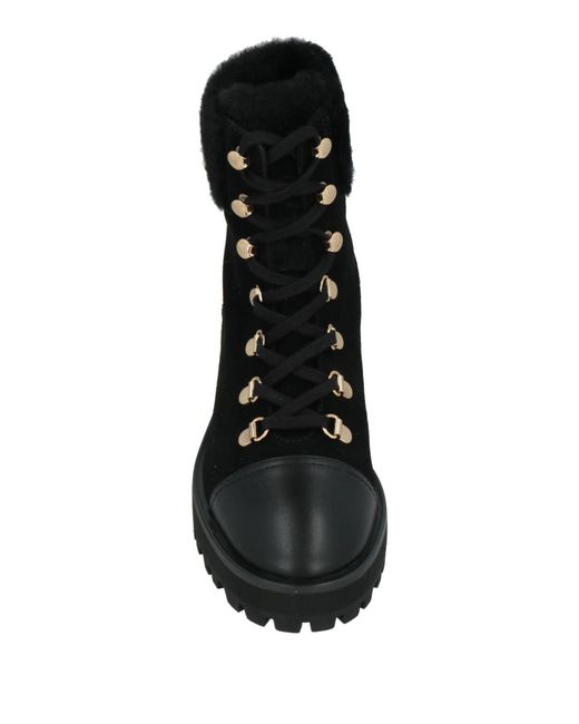 Stuart Weitzman Black Ankle Boots Leather