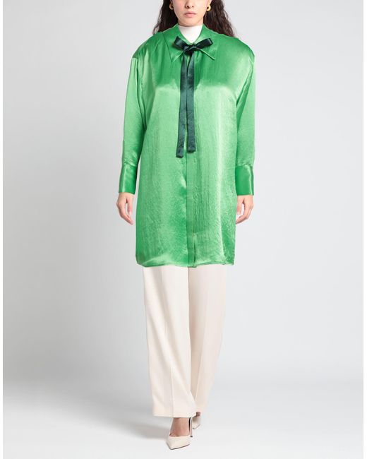 CAPASA MILANO Green Shirt Acetate