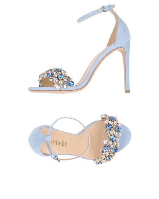 Gedebe White Sandals Soft Leather