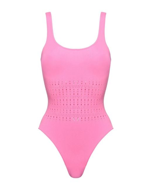 Alaïa Pink One-piece Swimsuit