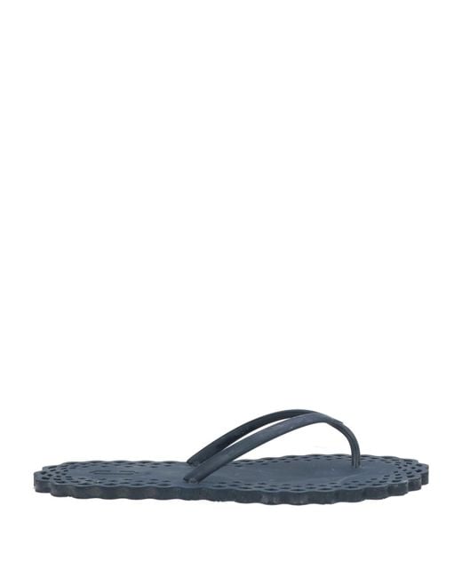 Carlotha Ray Blue Thong Sandal Rubber