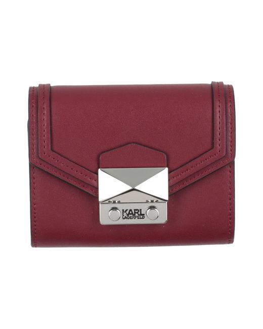 Karl Lagerfeld Red Wallets