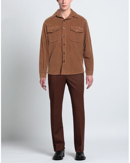 Camicia di Cruna in Brown da Uomo