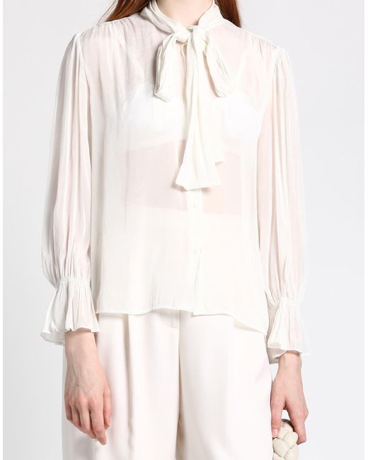 Sandro White Ivory Shirt Polyester