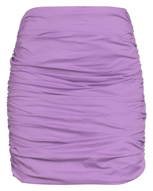 GIUSEPPE DI MORABITO Purple Mini Skirt