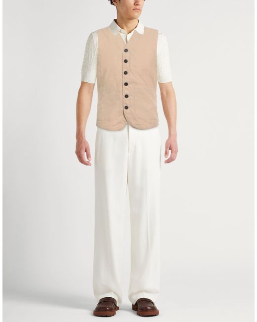 Messagerie Natural Patrizio Piscaglia Tailored Vest Cotton, Polyester for men