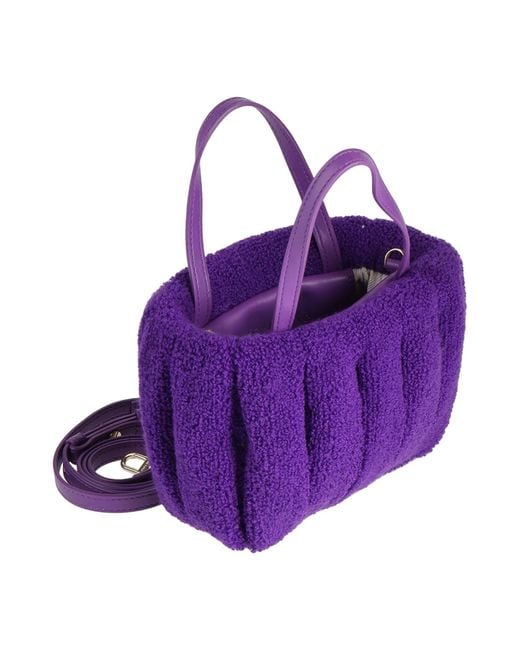 THEMOIRÈ Purple Handbag Textile Fibers
