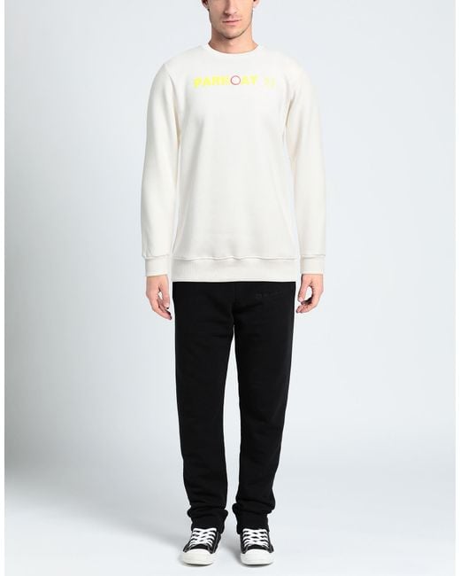 Parkoat White Sweatshirt for men