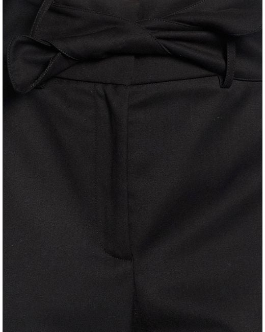 Nora Barth Black Pants Polyurethane, Viscose, Elastane