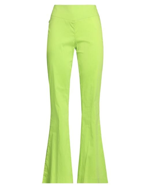 Jijil Green Pants Cotton, Polyamide, Elastane