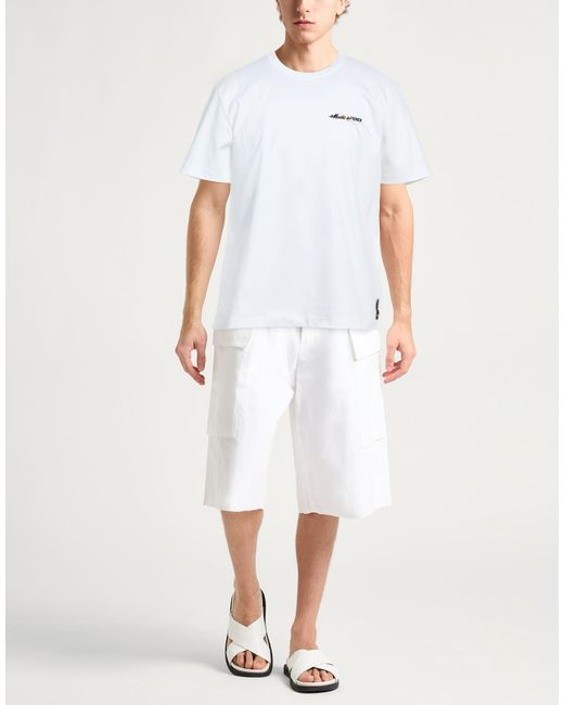 Fendi White T-Shirt Cotton for men