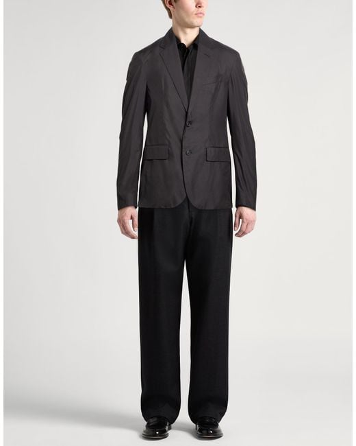 Dunhill Black Blazer Polyester for men