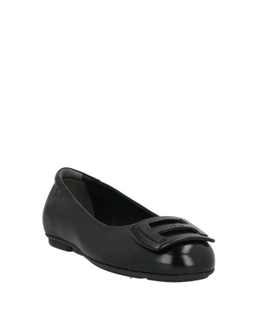 Hogan Black Ballet Flats