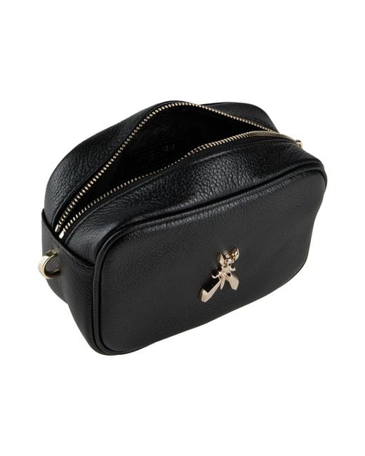 Patrizia Pepe Black Cross-Body Bag Leather