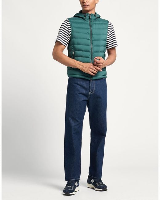 Chompa Sin Mangas Moorer de hombre de color Green