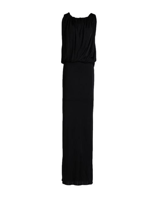 Vestido largo Saint Laurent de color Black