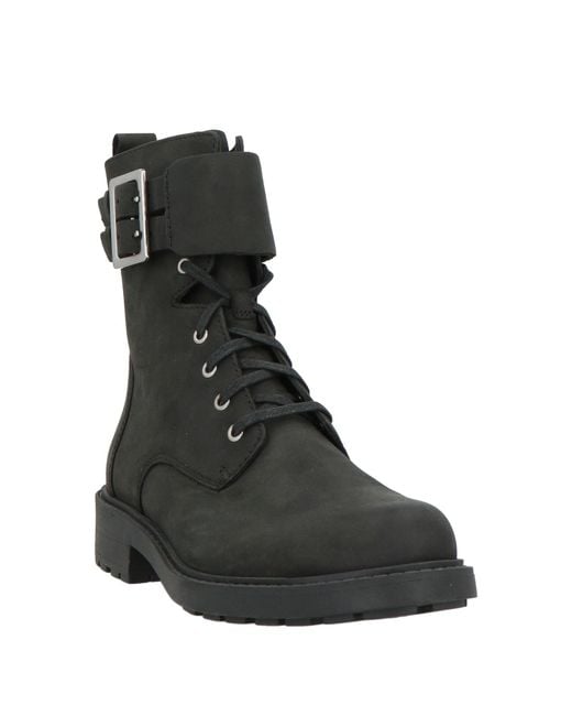 Clarks Black Ankle Boots
