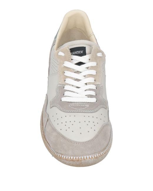 HIDNANDER White Light Sneakers Leather