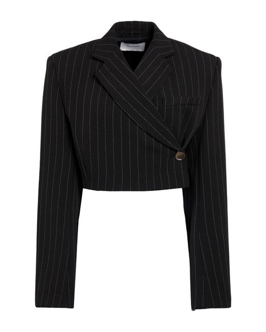 Sportmax Black Blazer Acetate, Polyester
