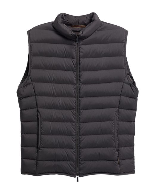 Moorer Gray Vest Polyamide, Polyurethane for men