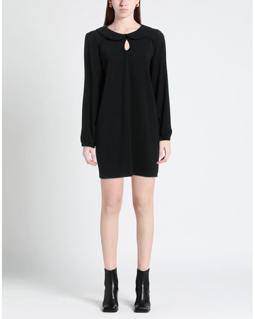 VIRNA DRÒ® Black Mini Dress