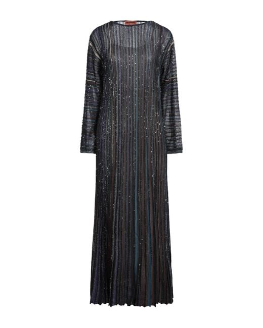 Missoni Black Maxi Dress Viscose, Cupro, Polyester, Polyamide