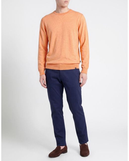 Paul & Shark Orange Jumper for men