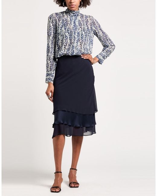 Joseph Ribkoff Blue Midi Skirt