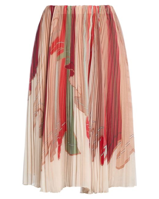 LaDoubleJ Pink Midi Skirt Polyester