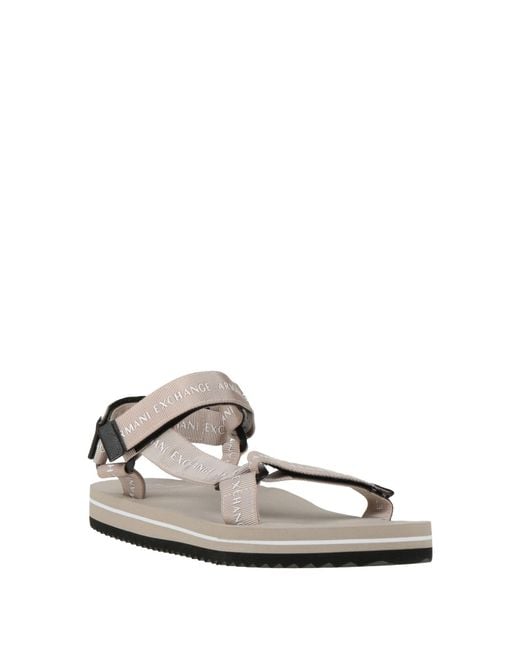 ARMANI EXCHANGE White Sandals for men