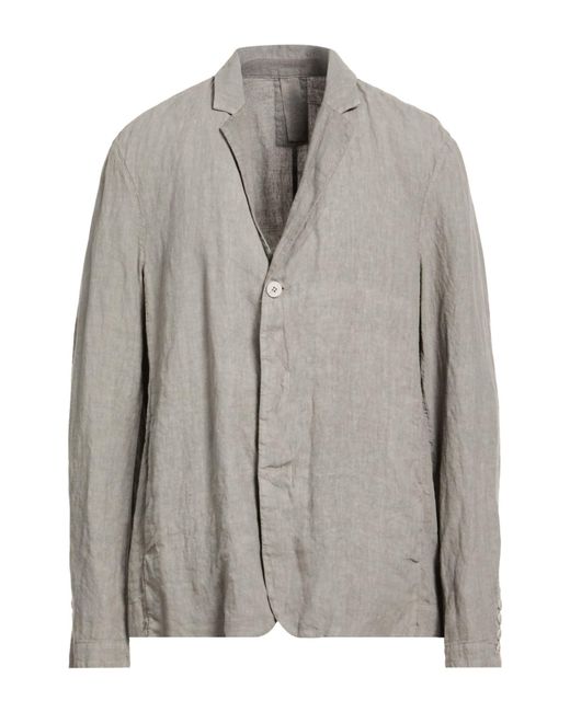 Transit Gray Blazer Linen for men