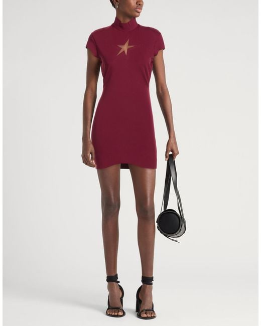 Mugler Red Mini Dress