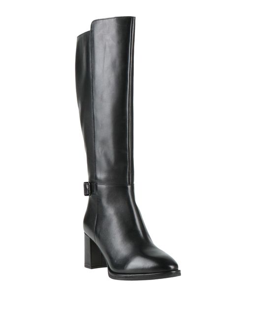 Unisa Black Boot Leather