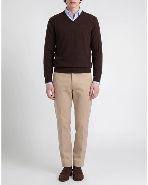 Hackett Brown Jumper for men