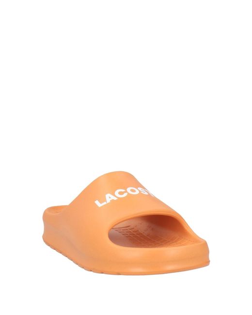Lacoste Orange Apricot Sandals Rubber for men